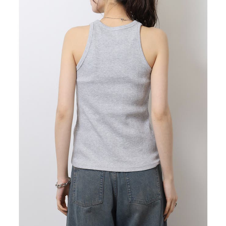 ランダムリブ アメリカンスリーブタンクトップ レディース 大きいサイズ | JungleJalopy | 詳細画像33 