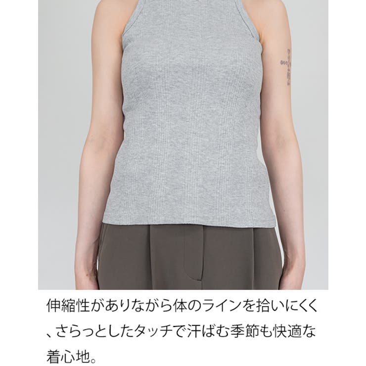 ランダムリブ アメリカンスリーブタンクトップ レディース 大きいサイズ | JungleJalopy | 詳細画像4 