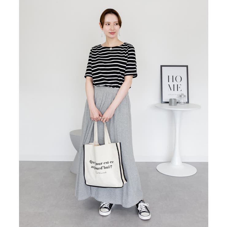 ボーダー5分袖トップス レディース 大きいサイズ | JungleJalopy | 詳細画像17 