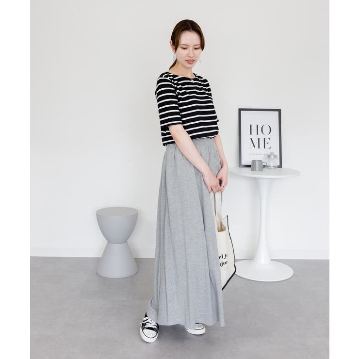 ボーダー5分袖トップス レディース 大きいサイズ | JungleJalopy | 詳細画像18 