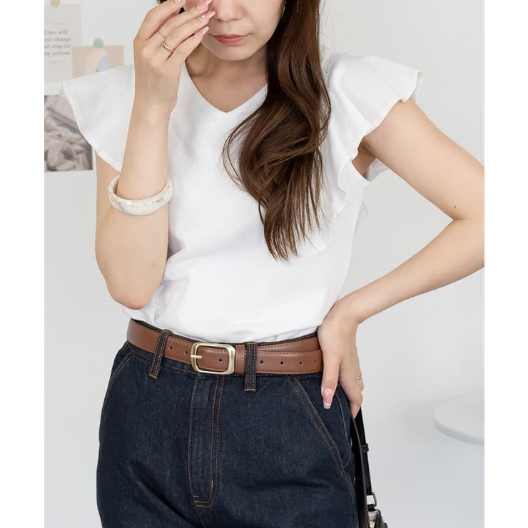 フレアーフレンチスリーブTシャツ レディース 大きいサイズ | JungleJalopy | 詳細画像19 