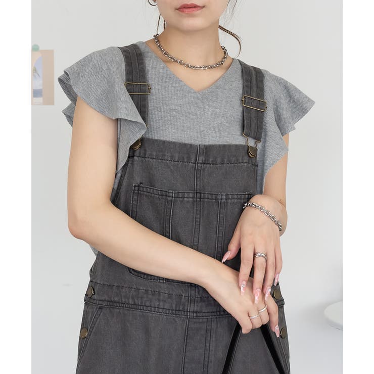 フレアーフレンチスリーブTシャツ レディース 大きいサイズ | JungleJalopy | 詳細画像27 