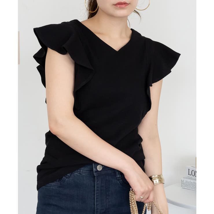 フレアーフレンチスリーブTシャツ レディース 大きいサイズ | JungleJalopy | 詳細画像3 