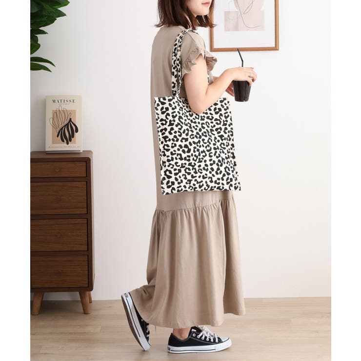 袖フレアノースリーブワンピース レディース 大きいサイズ | JungleJalopy | 詳細画像14 