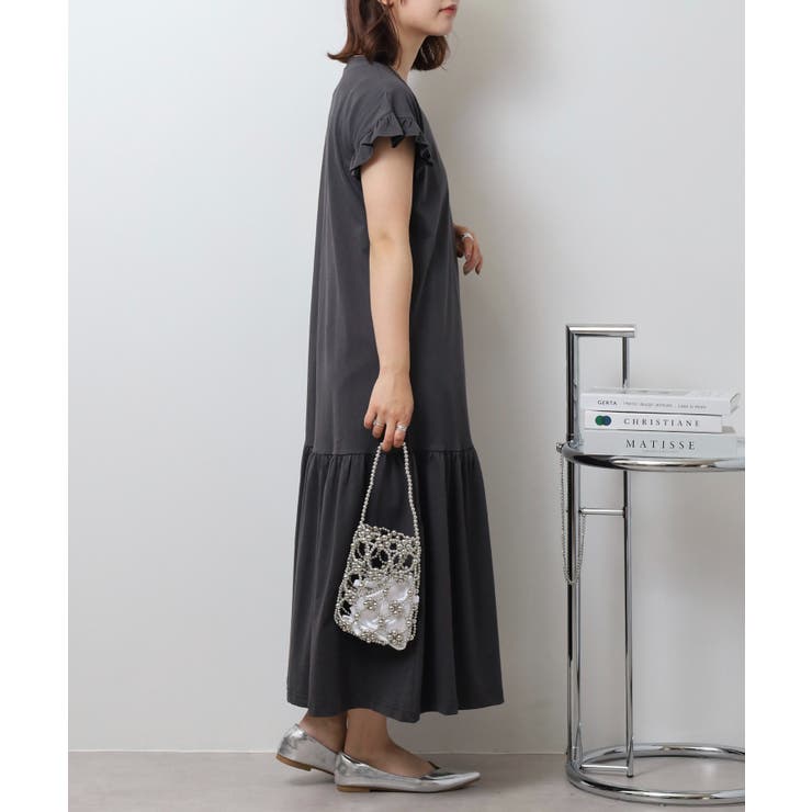 袖フレアノースリーブワンピース レディース 大きいサイズ | JungleJalopy | 詳細画像27 