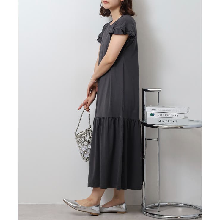 袖フレアノースリーブワンピース レディース 大きいサイズ | JungleJalopy | 詳細画像28 