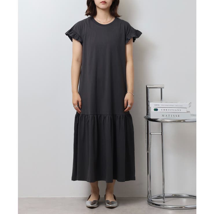 袖フレアノースリーブワンピース レディース 大きいサイズ | JungleJalopy | 詳細画像32 