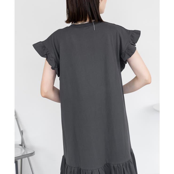 袖フレアノースリーブワンピース レディース 大きいサイズ | JungleJalopy | 詳細画像39 