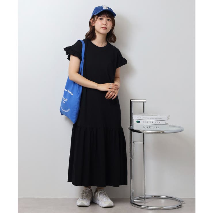 袖フレアノースリーブワンピース レディース 大きいサイズ | JungleJalopy | 詳細画像44 