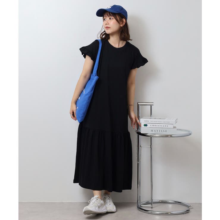 袖フレアノースリーブワンピース レディース 大きいサイズ | JungleJalopy | 詳細画像46 