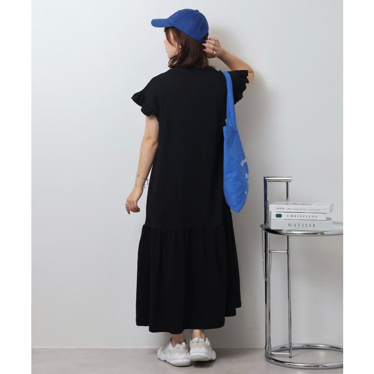 袖フレアノースリーブワンピース レディース 大きいサイズ | JungleJalopy | 詳細画像48 