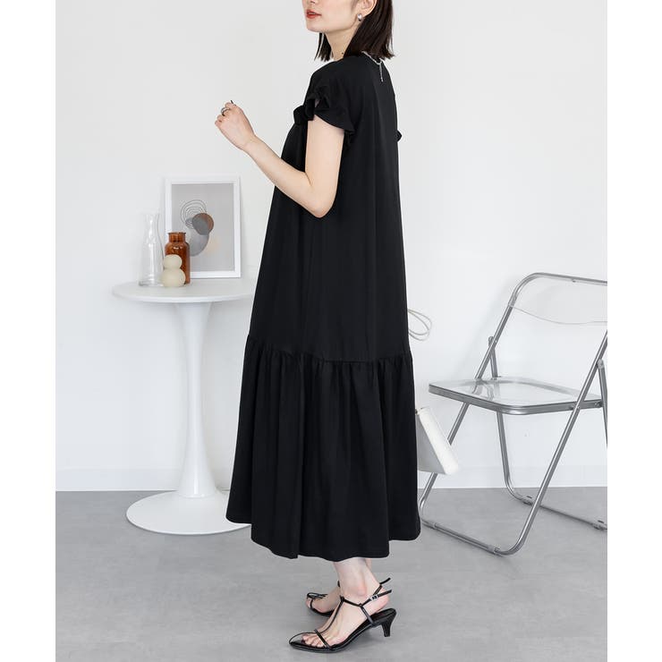 袖フレアノースリーブワンピース レディース 大きいサイズ | JungleJalopy | 詳細画像58 