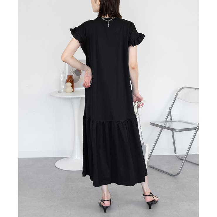 袖フレアノースリーブワンピース レディース 大きいサイズ | JungleJalopy | 詳細画像59 