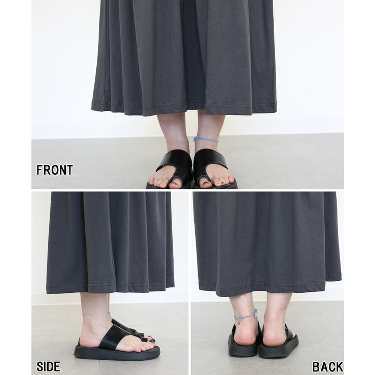 袖フレアノースリーブワンピース レディース 大きいサイズ | JungleJalopy | 詳細画像7 