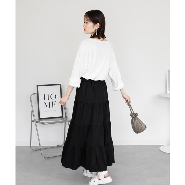 4段 ティアード マキシスカート | JungleJalopy | 詳細画像11 