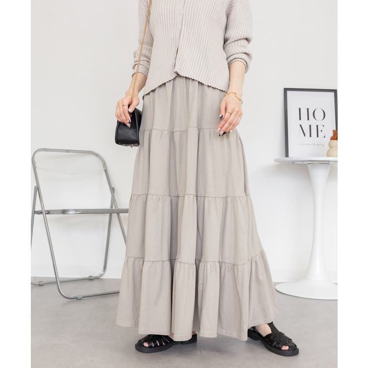 4段 ティアード マキシスカート | JungleJalopy | 詳細画像13 