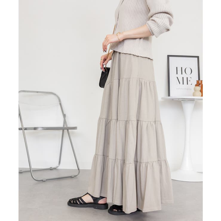 4段 ティアード マキシスカート | JungleJalopy | 詳細画像14 