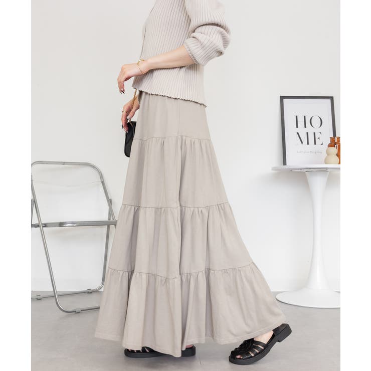 4段 ティアード マキシスカート | JungleJalopy | 詳細画像15 