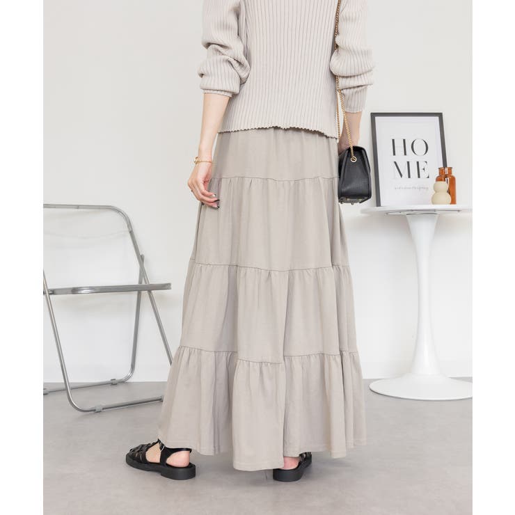 4段 ティアード マキシスカート | JungleJalopy | 詳細画像16 