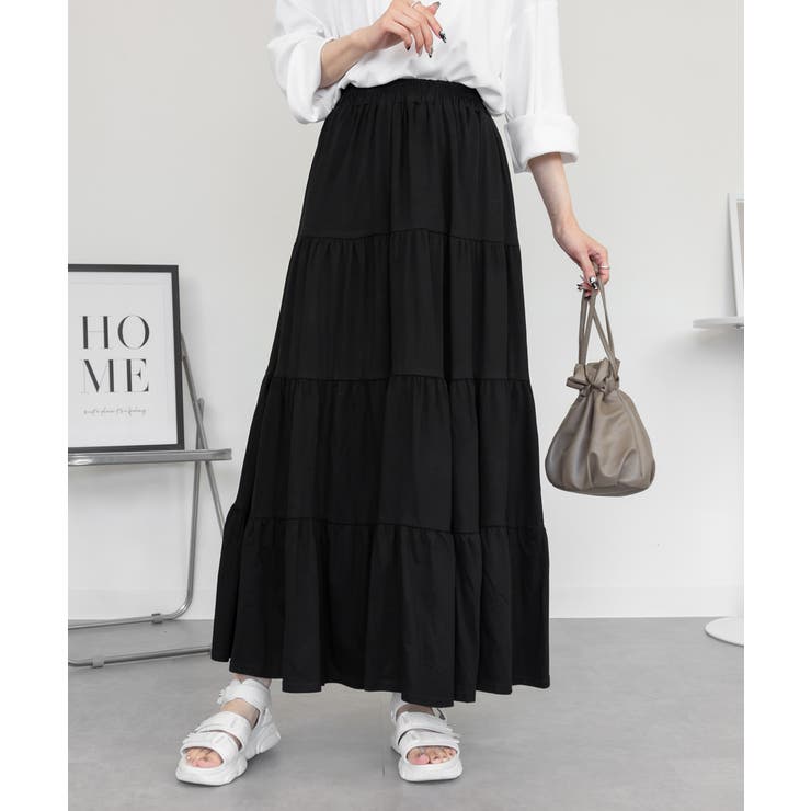 4段 ティアード マキシスカート | JungleJalopy | 詳細画像2 