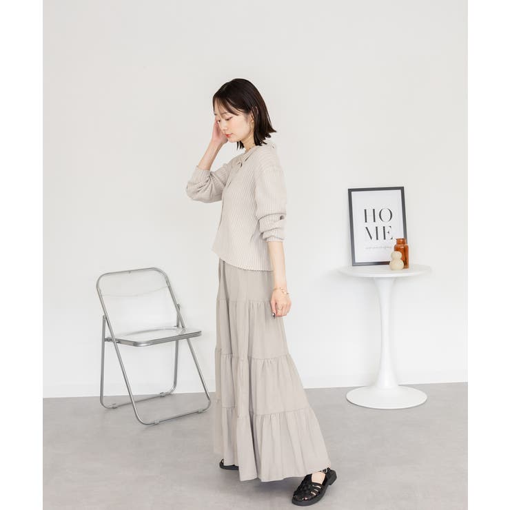 4段 ティアード マキシスカート | JungleJalopy | 詳細画像20 