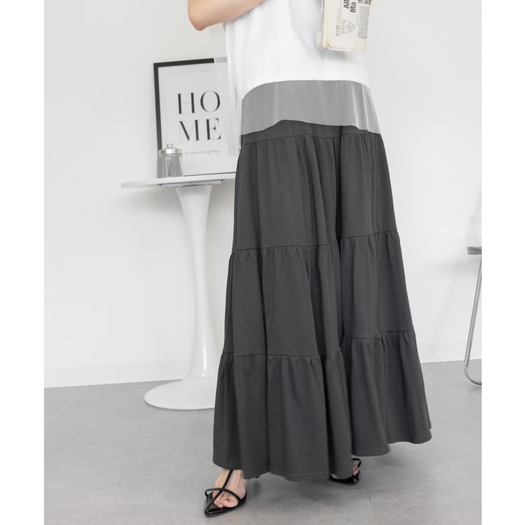 4段 ティアード マキシスカート | JungleJalopy | 詳細画像23 