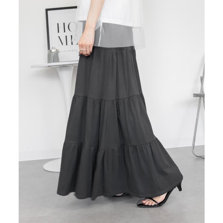 4段 ティアード マキシスカート | JungleJalopy | 詳細画像24 