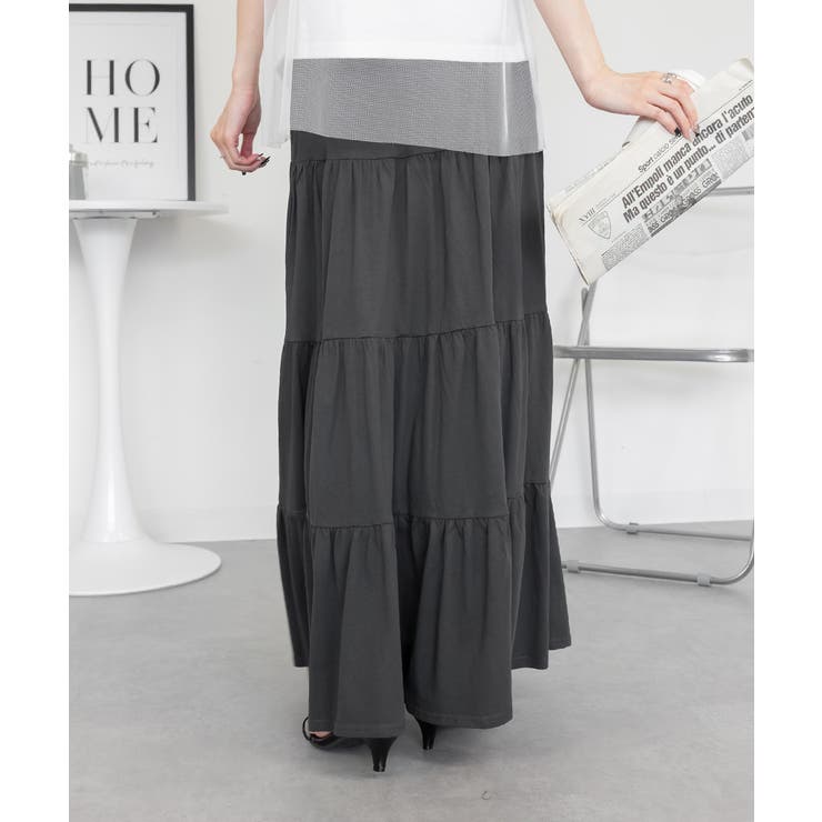 4段 ティアード マキシスカート | JungleJalopy | 詳細画像26 