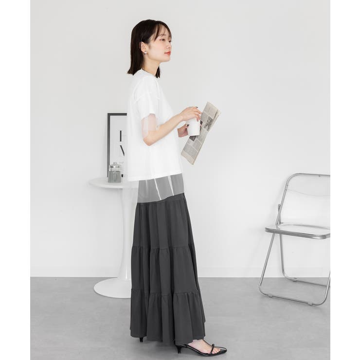 4段 ティアード マキシスカート | JungleJalopy | 詳細画像30 