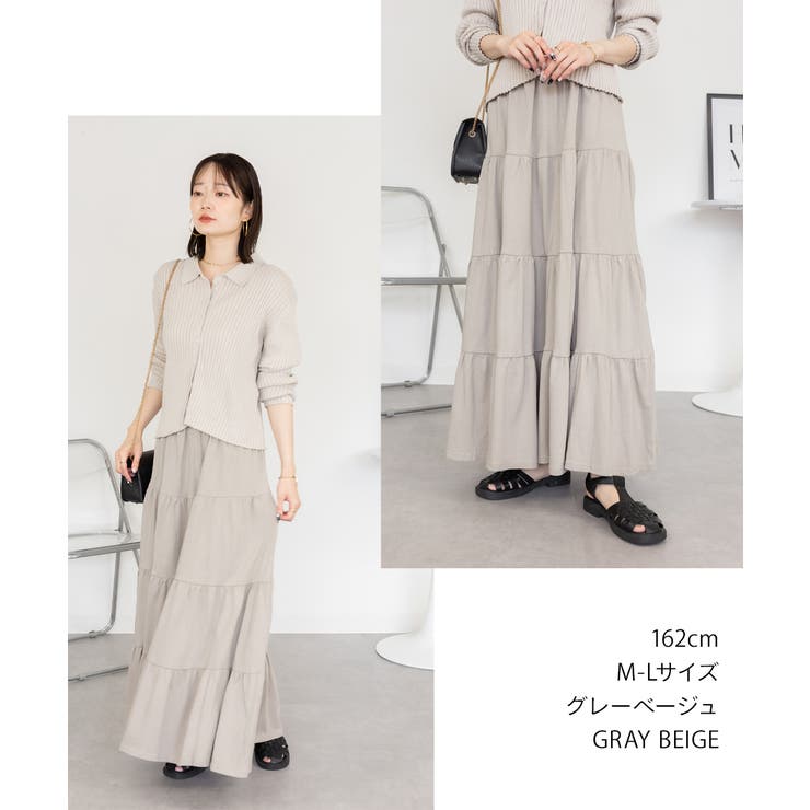 4段 ティアード マキシスカート | JungleJalopy | 詳細画像34 