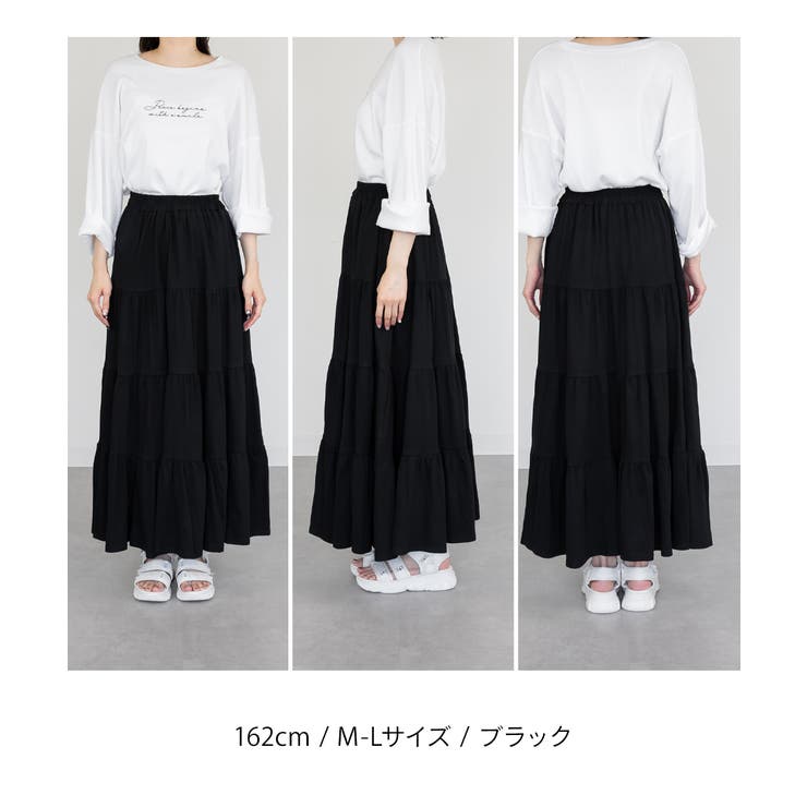 4段 ティアード マキシスカート | JungleJalopy | 詳細画像35 