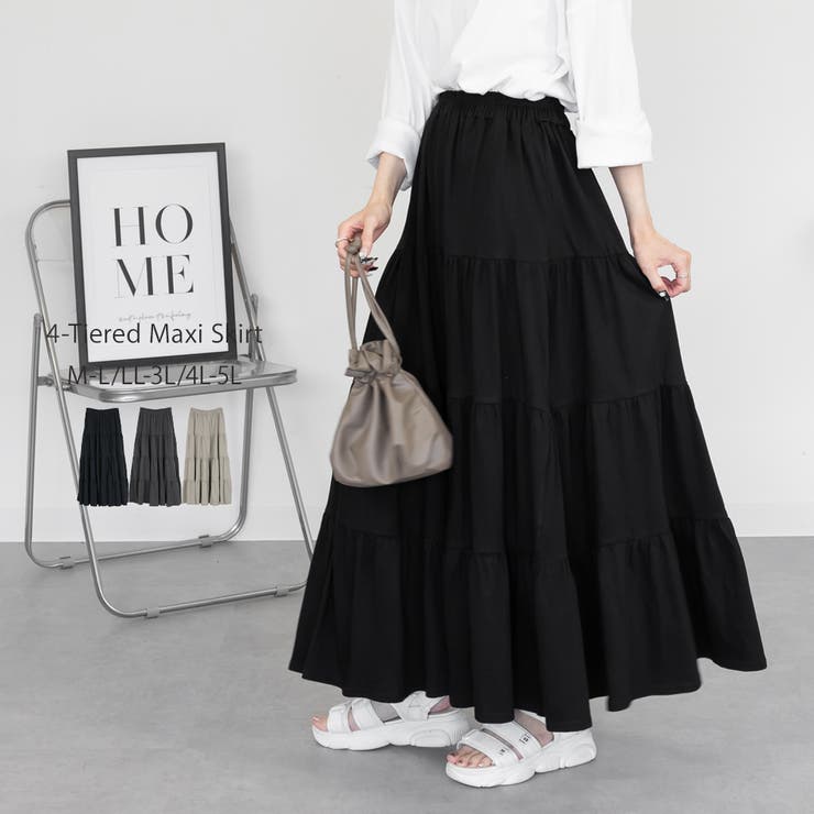 4段 ティアード マキシスカート | JungleJalopy | 詳細画像43 