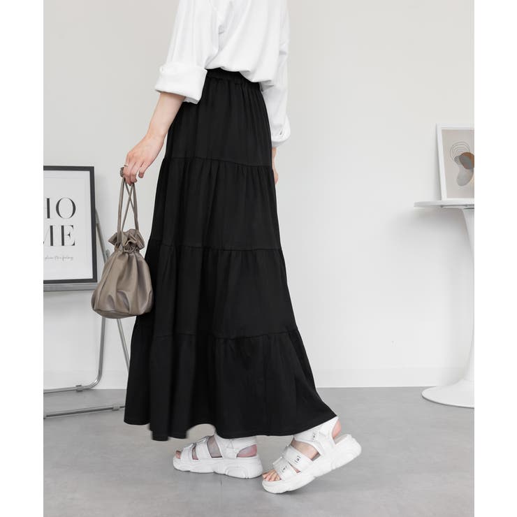 4段 ティアード マキシスカート | JungleJalopy | 詳細画像5 