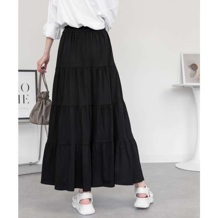 4段 ティアード マキシスカート | JungleJalopy | 詳細画像6 