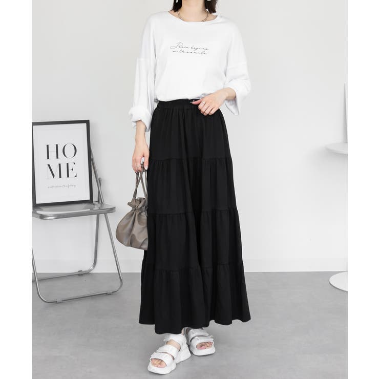 4段 ティアード マキシスカート | JungleJalopy | 詳細画像7 