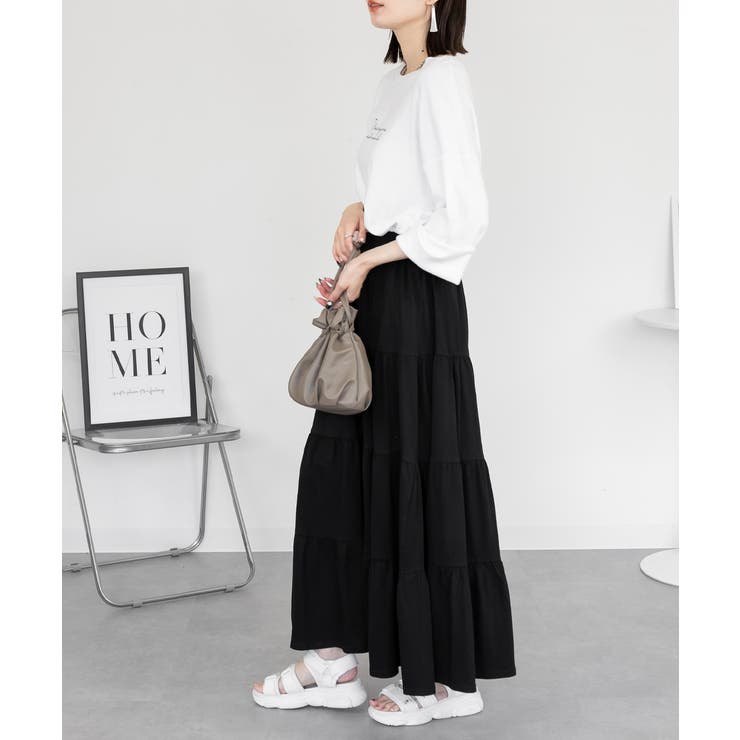 4段 ティアード マキシスカート | JungleJalopy | 詳細画像9 