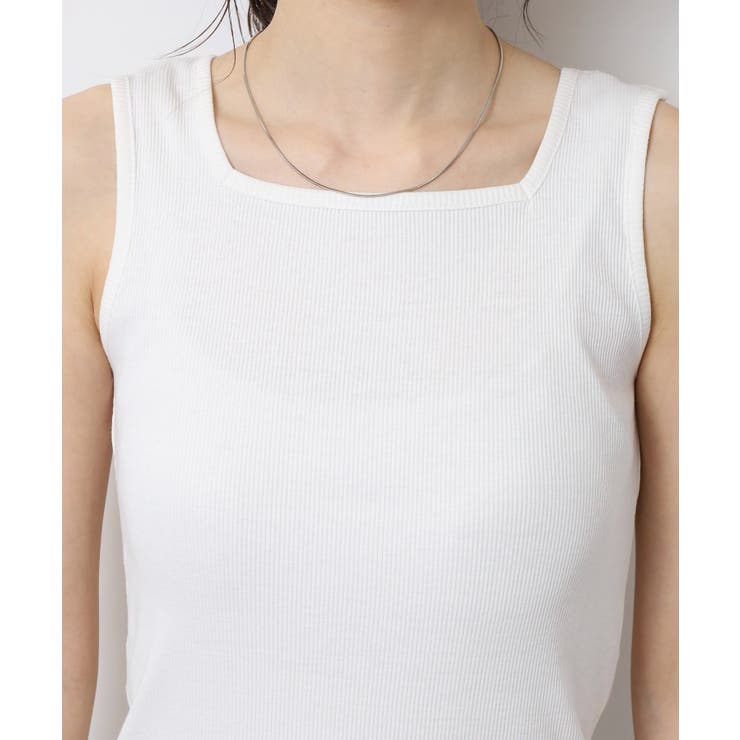 2×2リブ スクエアネックタンクトップ レディース 大きいサイズ | JungleJalopy | 詳細画像17 
