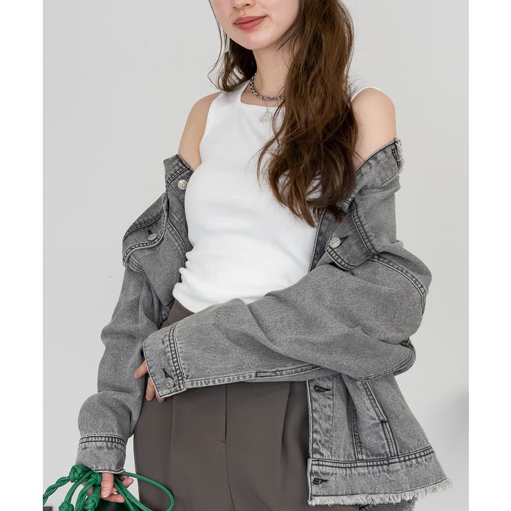 2×2リブ スクエアネックタンクトップ レディース 大きいサイズ | JungleJalopy | 詳細画像29 