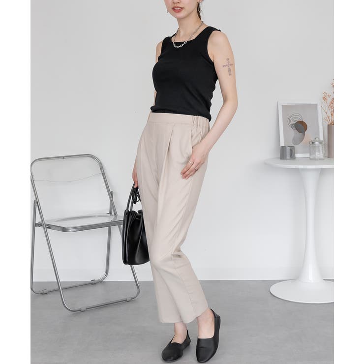 2×2リブ スクエアネックタンクトップ レディース 大きいサイズ | JungleJalopy | 詳細画像48 