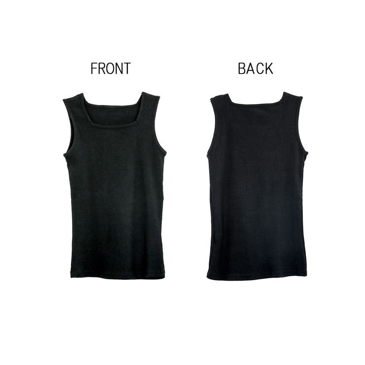 2×2リブ スクエアネックタンクトップ レディース 大きいサイズ | JungleJalopy | 詳細画像9 