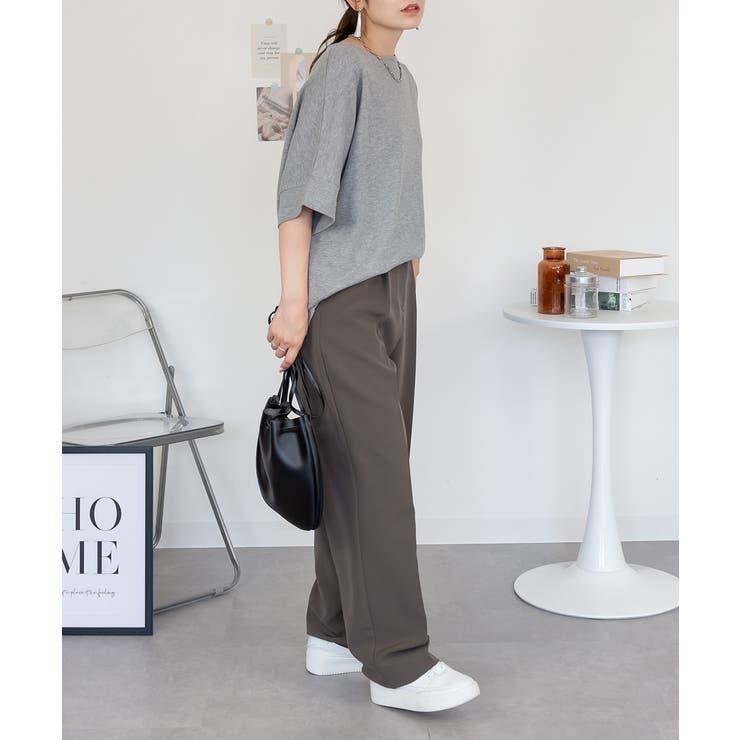 コットンワッフル7分袖ドルマンTシャツ レディース 大きいサイズ | JungleJalopy | 詳細画像14 