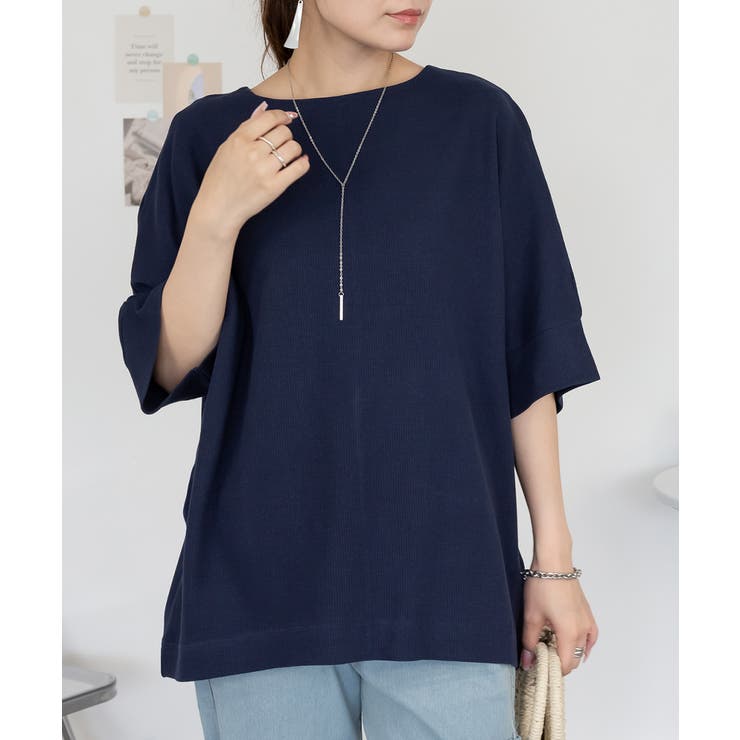 コットンワッフル7分袖ドルマンTシャツ レディース 大きいサイズ | JungleJalopy | 詳細画像23 