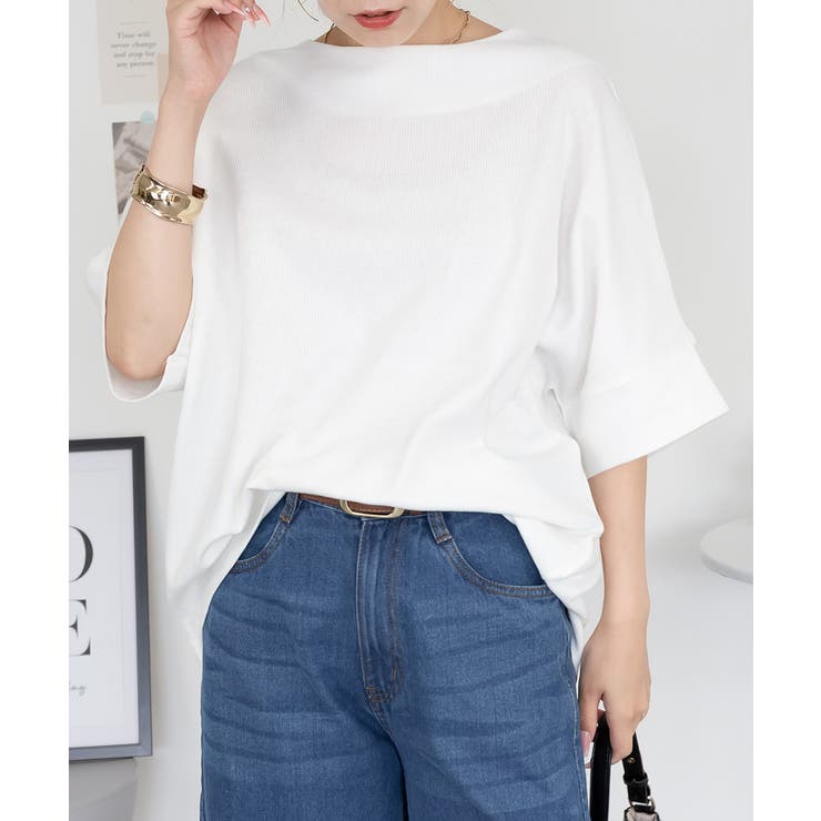 コットンワッフル7分袖ドルマンTシャツ レディース 大きいサイズ | JungleJalopy | 詳細画像31 