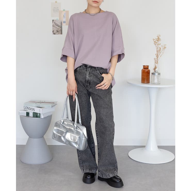 コットンワッフル7分袖ドルマンTシャツ レディース 大きいサイズ | JungleJalopy | 詳細画像41 