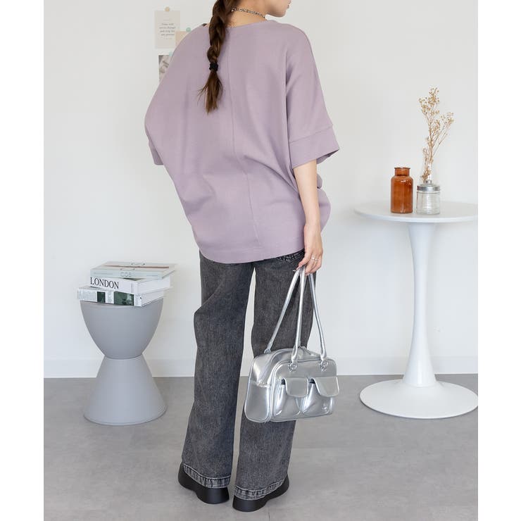 コットンワッフル7分袖ドルマンTシャツ レディース 大きいサイズ | JungleJalopy | 詳細画像43 