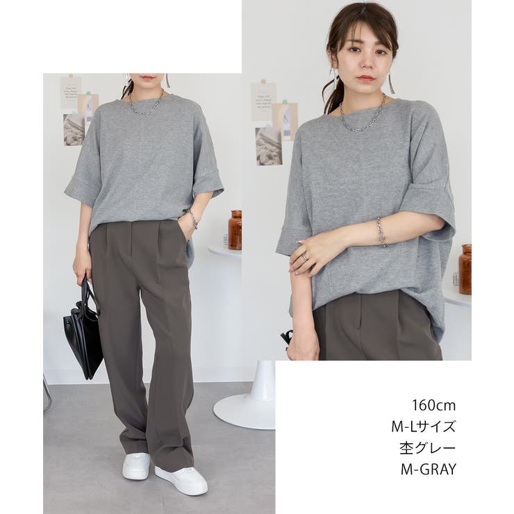 コットンワッフル7分袖ドルマンTシャツ レディース 大きいサイズ | JungleJalopy | 詳細画像46 