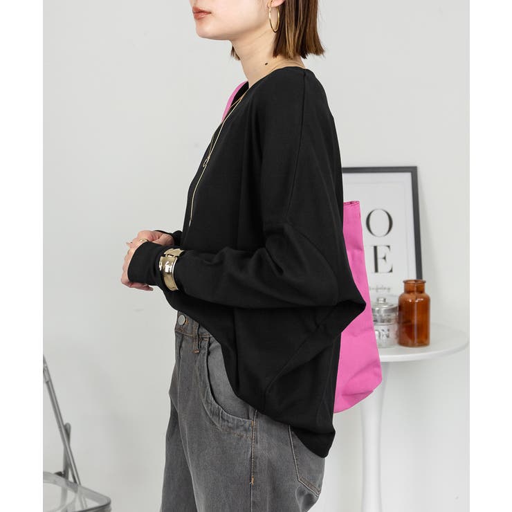 ドルマンスリーブVネックTシャツ レディース 大きいサイズ | JungleJalopy | 詳細画像11 