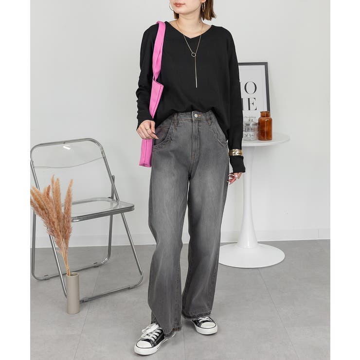 ドルマンスリーブVネックTシャツ レディース 大きいサイズ | JungleJalopy | 詳細画像13 