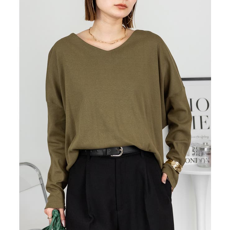 ドルマンスリーブVネックTシャツ レディース 大きいサイズ | JungleJalopy | 詳細画像33 