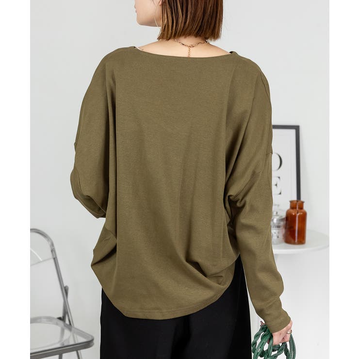 ドルマンスリーブVネックTシャツ レディース 大きいサイズ | JungleJalopy | 詳細画像35 